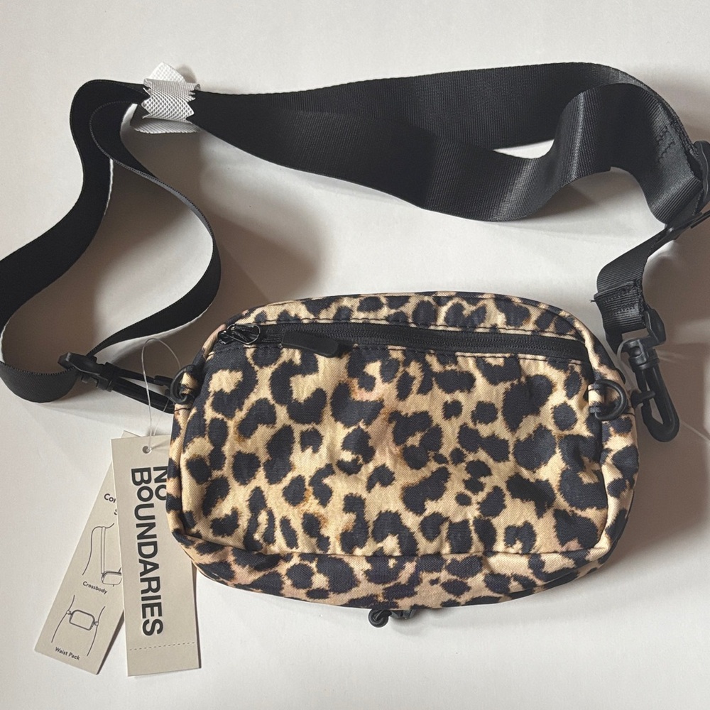 No Boundaries | Animal Print Weatherproof Multi Wear Bag | Adjustable Strap NWT